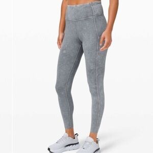 Lululemon Grey Fast and Free Leggings